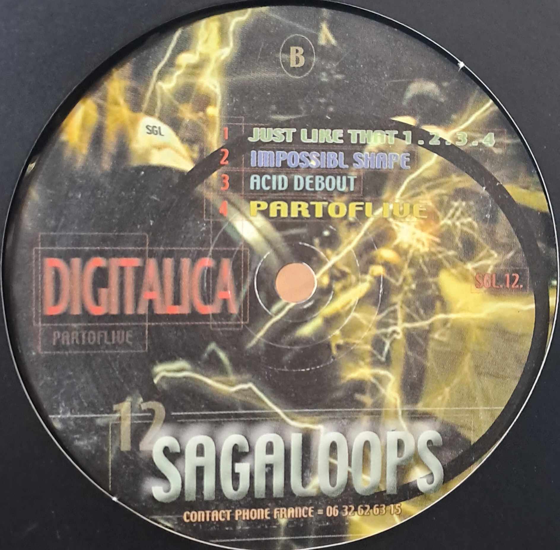 Sagaloops 12 - vinyle freetekno